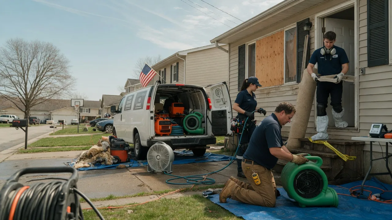 Water Damage Restoration in Salix, PA near me